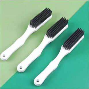 Shoe Brush Hard Bristled Plastic Long Handle Household Stude