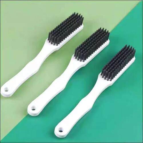 Shoe Brush Hard Bristled Plastic Long Handle Household Stude