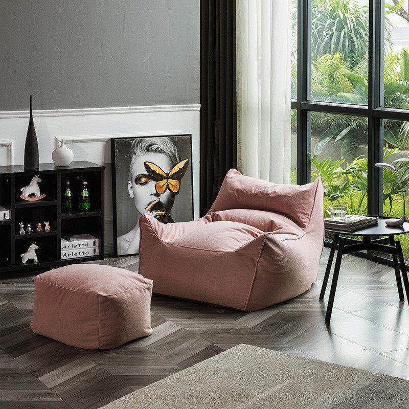 北欧ins单人懒人沙发豆袋客厅卧室阳台双人榻榻米躺椅小户型沙发