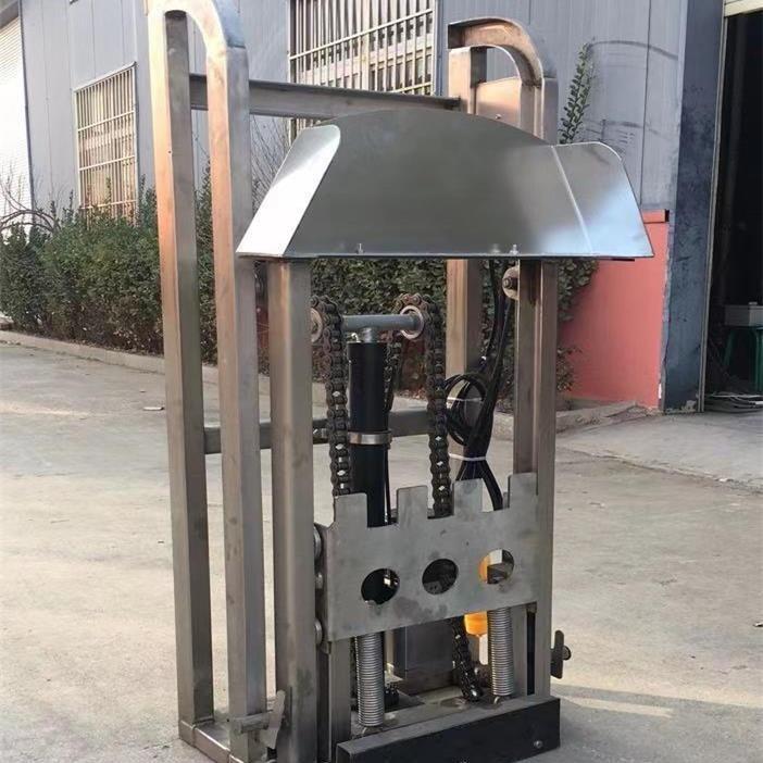 生活垃圾提升设备垃圾桶液压链条提升机倒料机自动翻转升降器