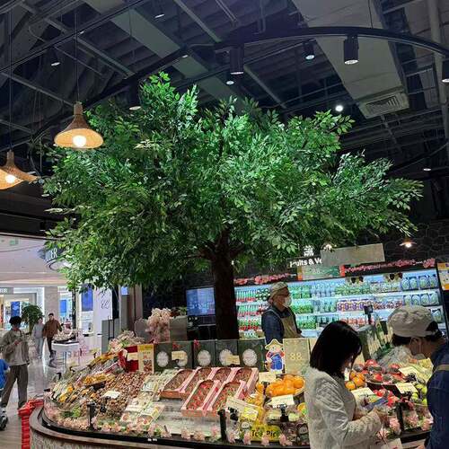 仿真榕树大型假树金叶榕室外景观工程造景仿真树室内酒店商场绿植