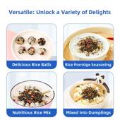 每日拌饭 五颜六色 不添加高钙 儿童海带丝 即 水果蔬菜拌饭