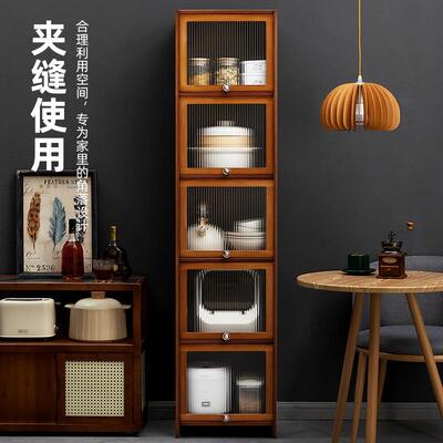 A12新款夹缝餐边柜子之BZK储物柜厨房橱柜柜置物架茶边客厅靠赵水