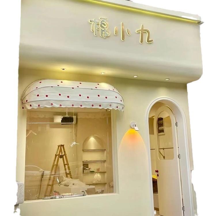 法式弧形雨棚门头装饰固定梯形遮阳棚商铺折叠半圆西瓜篷窗户雨篷