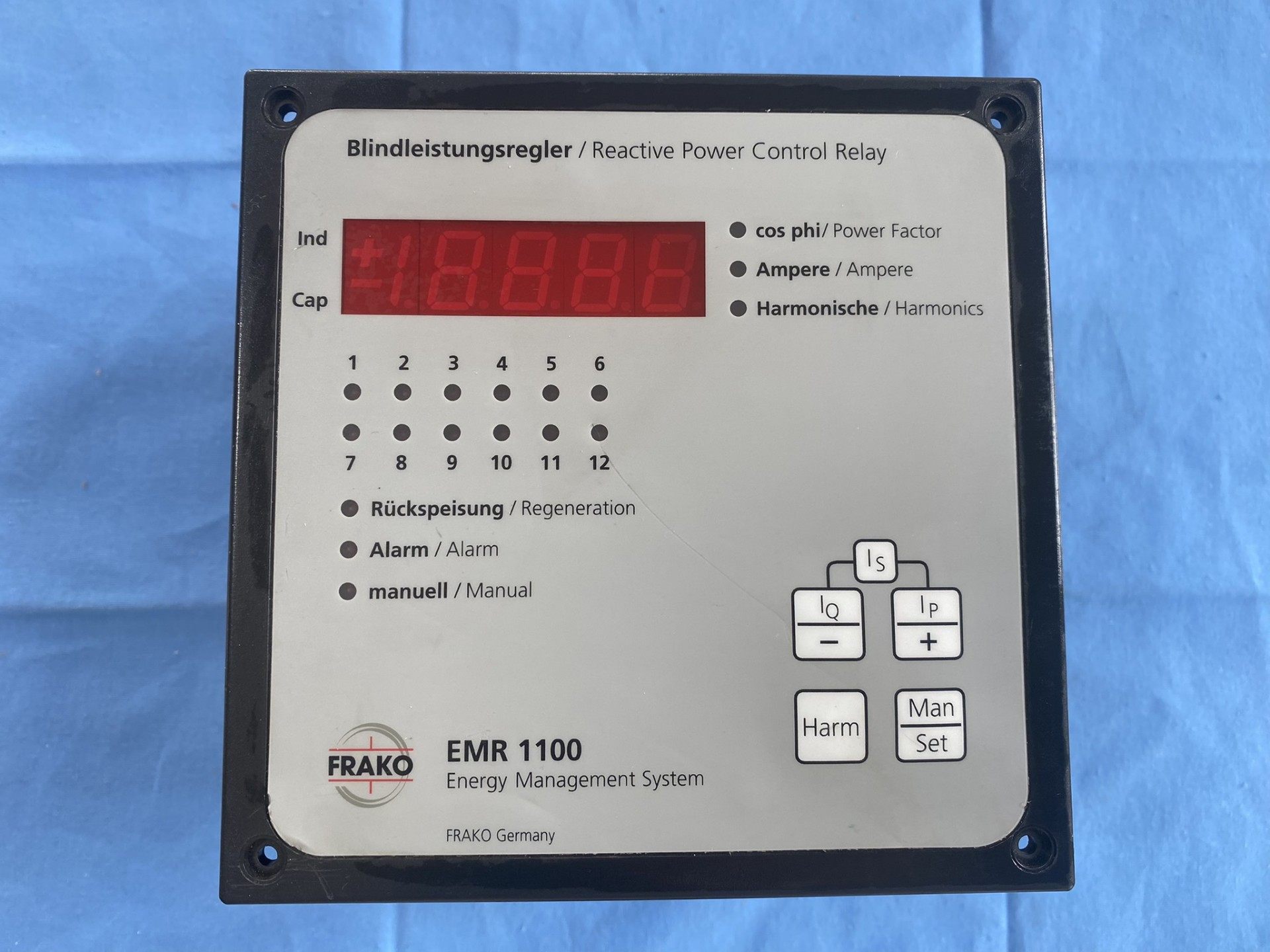 德国FRAKO EMR1100功率补偿仪，拆机品，外观有划痕