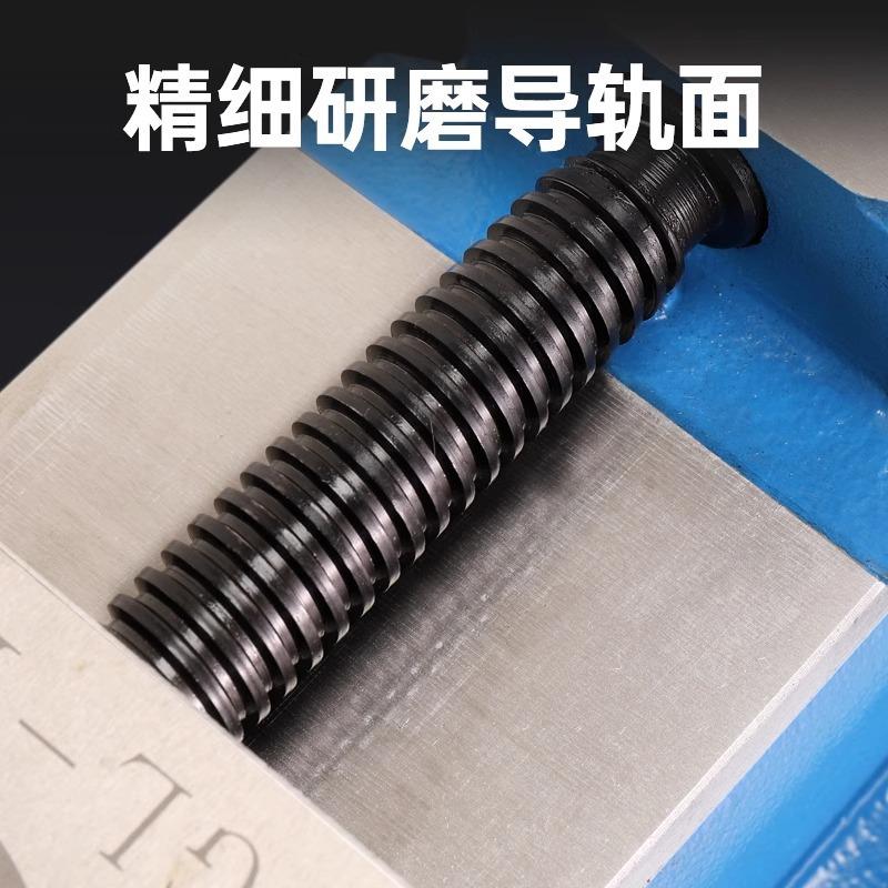 精密气动平口钳虎钳cnc机用重型工业级快速气动夹具6寸角固式台钳