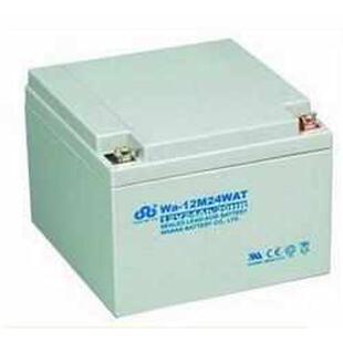 厂家供应万安蓄电池Wa-12M24WAT蓄电池12V24AH免维护铅酸蓄电池