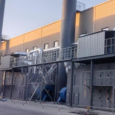 沸石转轮+co一体机化工涂装废气臭气处理净化沸石转筒RTO催化燃烧