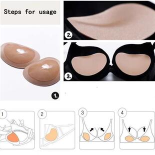 Shaped Chest Push Invisible Bikini Heart Swimsuit 2pcs Pad