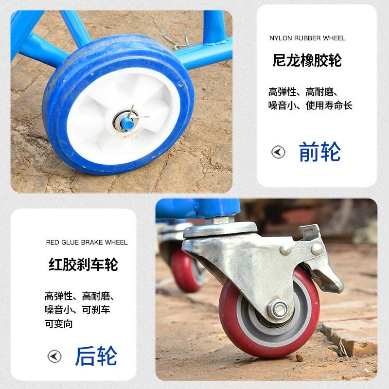 氧气乙炔瓶手推车 40升氧气瓶 氩弧二保焊机液化气罐 氩气罐推车