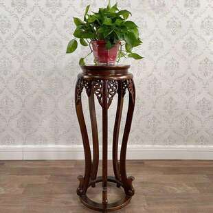 仿古实木花架中式 花架子室内家用 客厅阳台木质绿萝吊兰盆景架整装