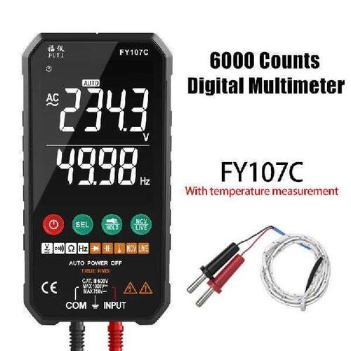 Digital Multimeter FY107C FY107B Universal Meter AC DC