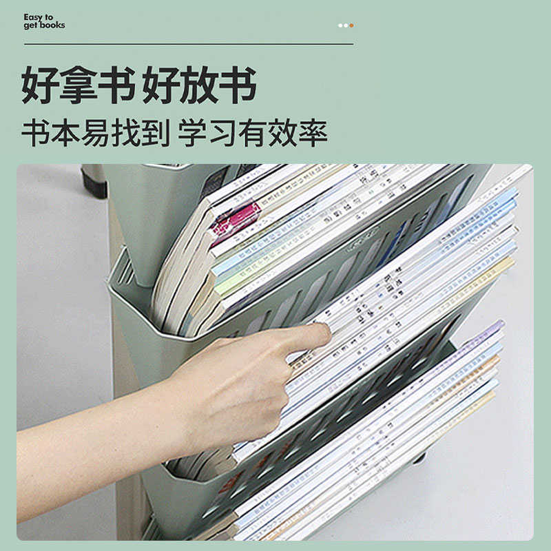 挂书篮书袋课桌收纳学生挂袋高中生初中生挂书袋书立书桌侧旁置物