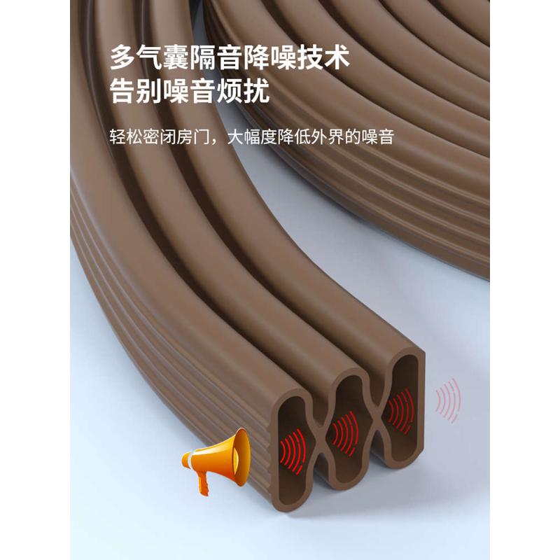 防盗门密封条进户门门缝密封条门底门框入户门房门隔音防风隔音条