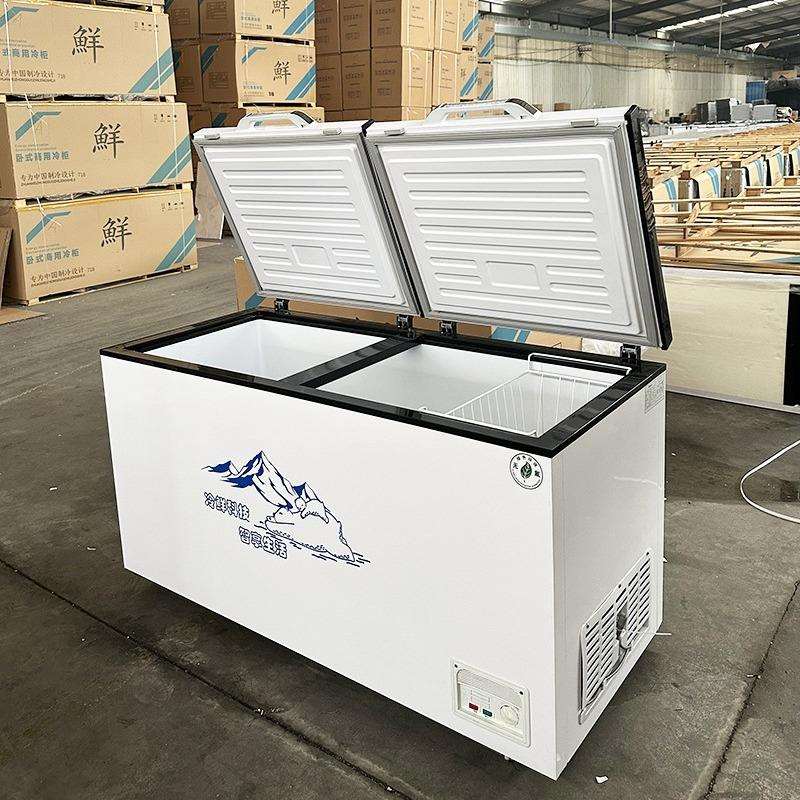 冷冻单门卧式冰柜家用冷藏冷冻单温商用大冷柜大容量柜保鲜柜