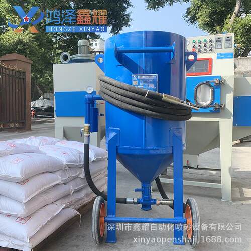 河南除锈喷砂机 轮船钢结构翻新除锈喷砂机石材荔枝纹雕刻喷砂机