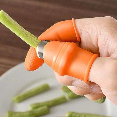Silicone Thumb Knife Set Fruit and Vegetable Picking Potted