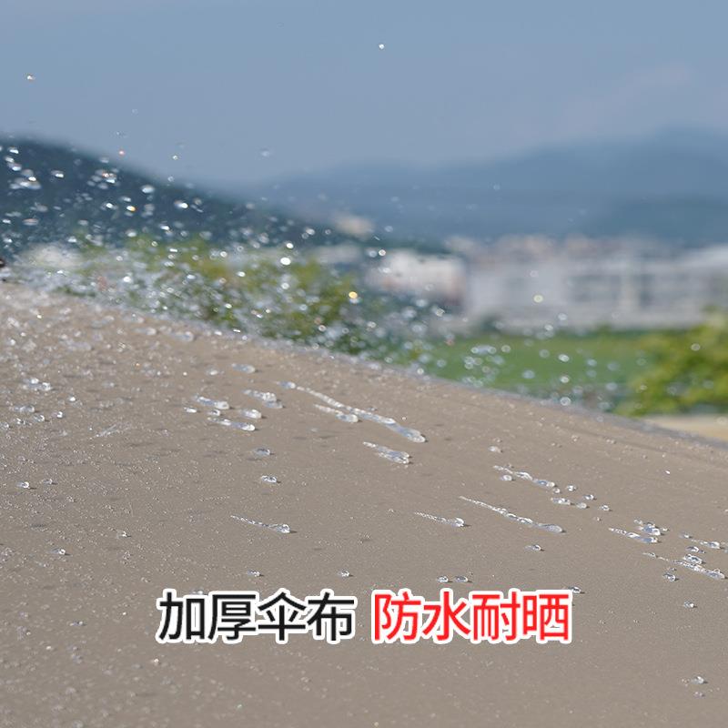 遮阳伞户外别墅露台花园带太阳能灯珠庭院伞店铺商用摆摊香蕉伞