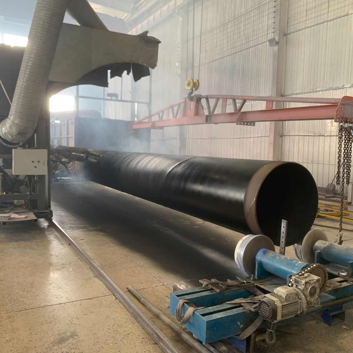 聚乙烯防腐钢管 PEEP涂塑复合钢管内外 FBE环氧涂层螺旋钢管