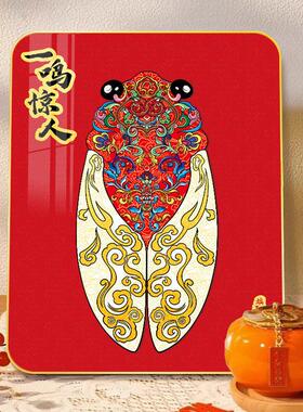 创意中考一鸣惊人摆台画文创创意桌面摆件毕业季礼物采购