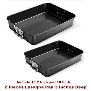 Lasagna Pan Baking Dish for Roasting Rectangle Cake Sets