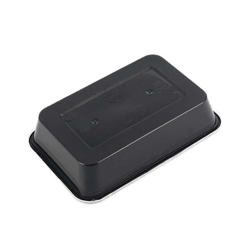 一次性餐盒长方形500ml饭盒塑料带盖外卖打包盒快餐盒批发便当盒