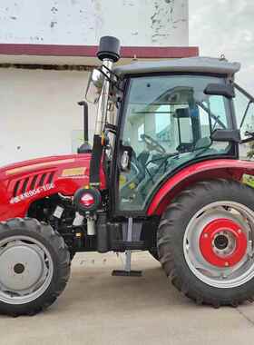 低速水旱田机东山地高丘领爬坡犁HX-TLJ-1四驱拖拉机国三方红704