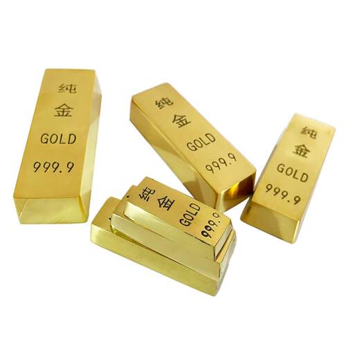 铜实心金条金砖家居饰品开业礼品