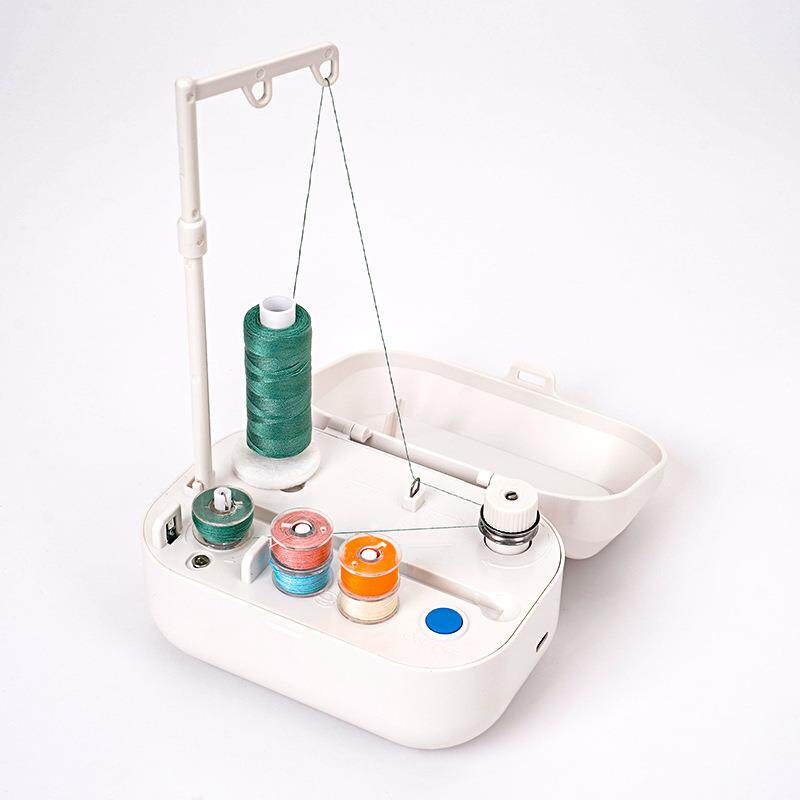 新款家用电动绕线器小型绕线机缝纫线梭芯绕线工具绕小线轴锁芯线