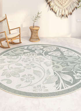 地卧室圆形a947垫复古 毯家用客厅地毯民宿地毯茶几沙发椅子波斯