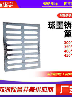 球墨铸铁雨水篦子400*600 400*500 450*750 B125C250E600铸铁篦子