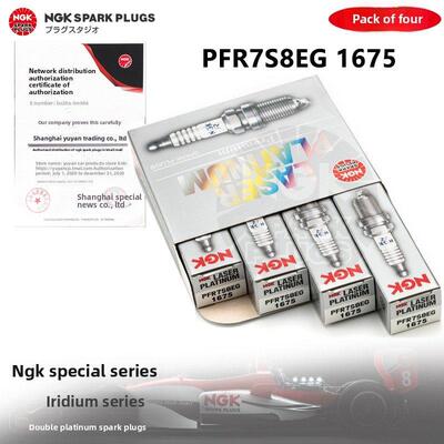 NGK双铂金火花塞1675适配迈腾CC尚酷帕萨特Q5途观A6L明锐速派A4L