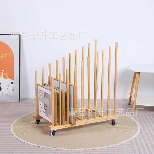 现货油画收纳架多格帆布画储物架油画收纳架油画晾干架摆放架
