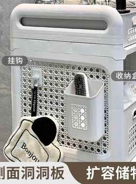 厨调小推车置架物家用落地43605可房移动放蔬菜水果料罐品杂物整