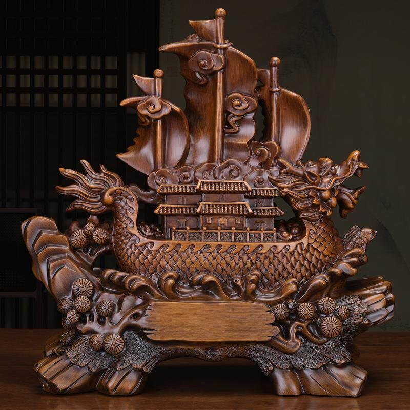 一帆风顺帆船摆件公司大厅前台办公室桌商务乔迁升职开业工艺礼品