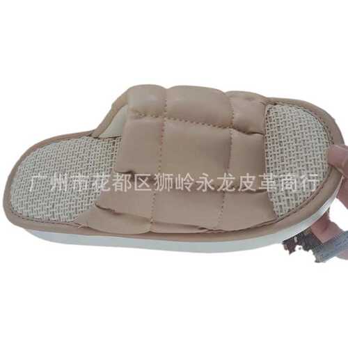 亲肤哑光pu绣花皮革 绗绣方格间棉亚光肤感人造革 绣线家居鞋面料