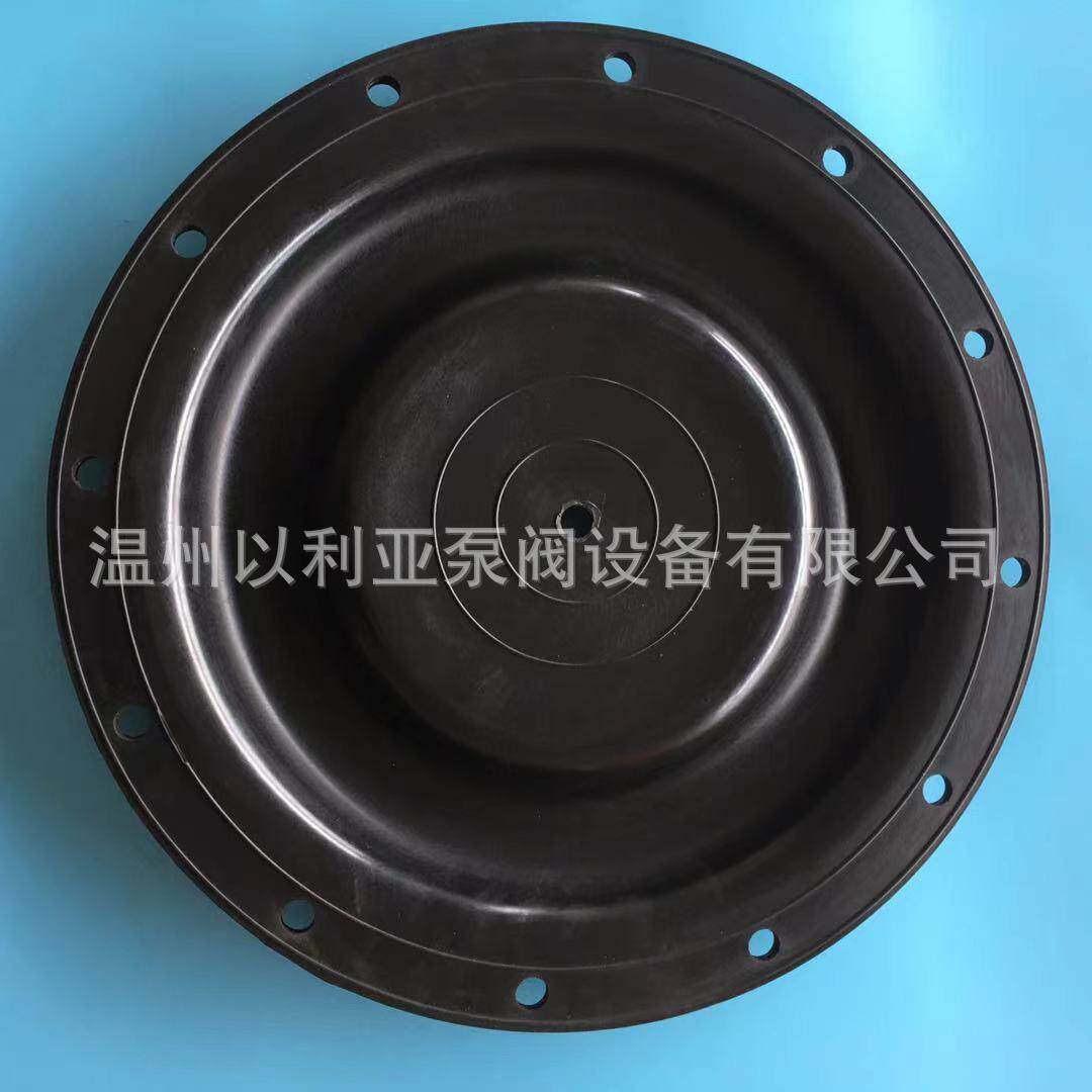 气动隔膜泵膜片QBY-80 外径425孔数12橡胶膜片F46膜片隔膜泵膜片