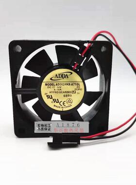 ADDA协禧AD0624HX-A71GL 6025直流24V高速风扇送网罩12V0.23A