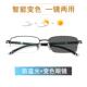 正品 护变色镜男防辐成射抗蓝光配近视手机电脑超轻眼品平光有度数