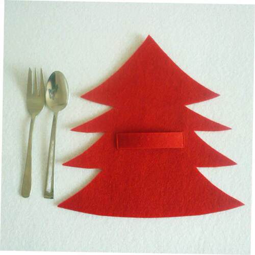 4 Pcs/Set Portable Cute Christmas Tree Pattern Decoration
