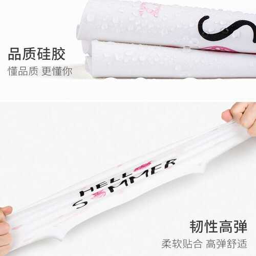 COPOZZ泳帽女长发护耳大号不勒头成人男士防水硅胶游泳帽时尚可爱