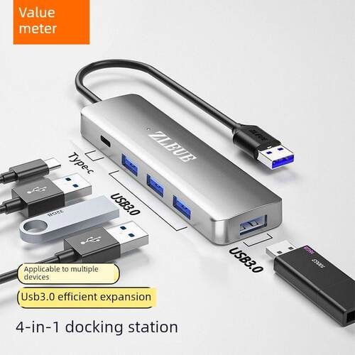数值USB扩展器插头多端口延长线Usb3.0分配器集线器集线器对接站