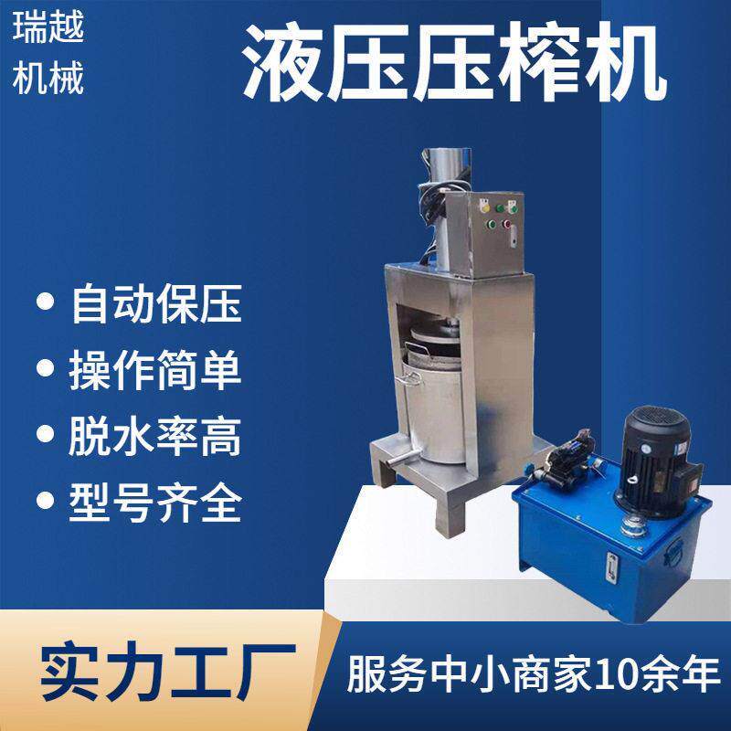 大型杨梅压榨收汁机商用豆制品压榨过滤机工业糯米酒液压压榨机