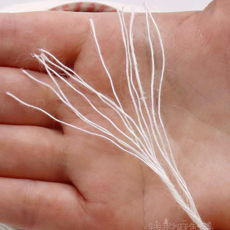 12股苎麻线 白色麻绳 麻线 纳鞋线 青麻 服装辅料手工DIY