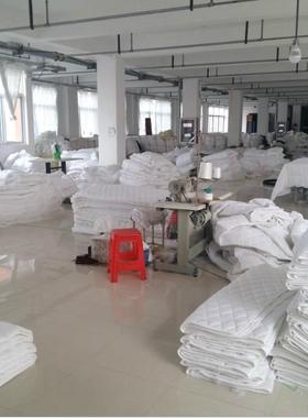 正品酒店床单三四件套全棉床上用品布草宾院馆色C纯白棉医贡缎条