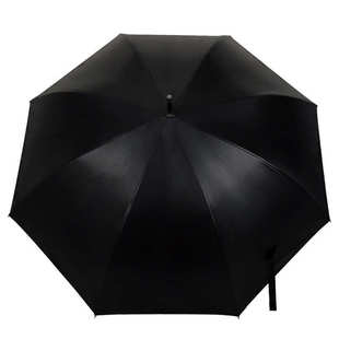 高尔夫伞真双层防晒伞黑胶太阳伞长柄直杆伞商务礼品彩色数码 印