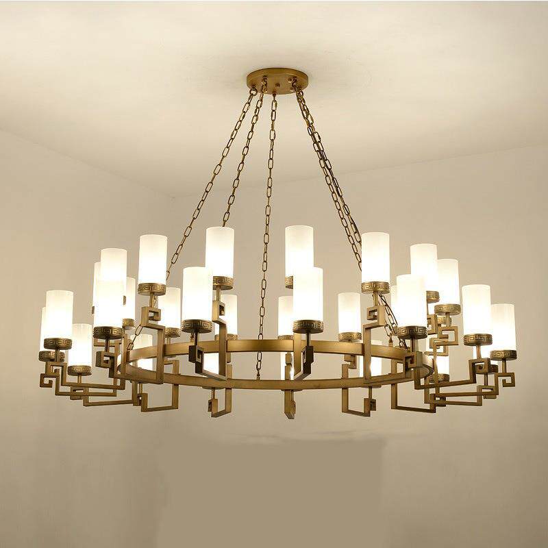 中式ASD-KH00酒餐桌复式客厅大厅双楼层包厢餐新厅灯店工程大堂饭