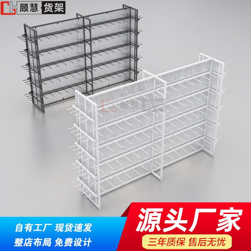 创挂货架优品中岛架展示柜中岛柜挂钩易货架挂名式饰品货架简货柜