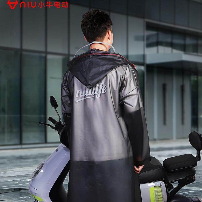 小牛电动车n1s专用雨披女款雨衣uqi双人雨披u2/u1/u+b雨衣