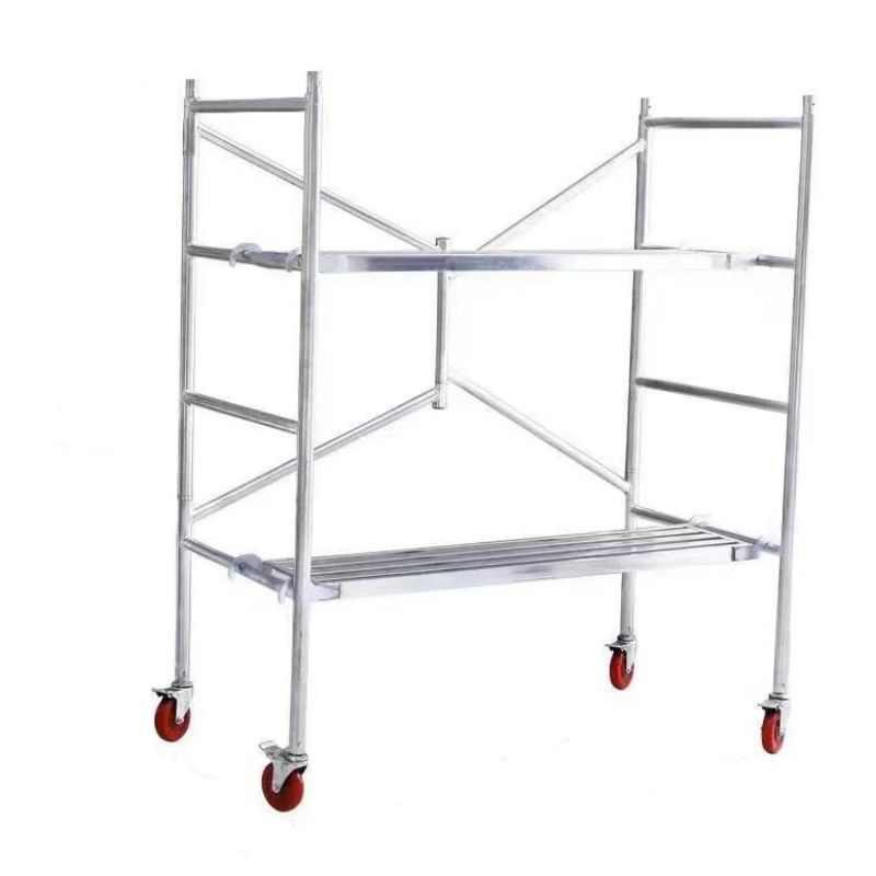 源头拆移动建筑工地折叠脚手架搭出口贸易折叠 脚手架厂家方便